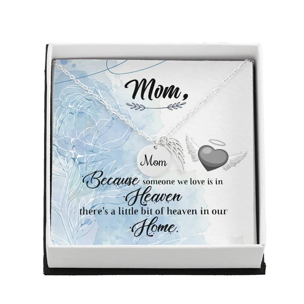 Memorial Mom Necklace - Remembrance Jewelry | Everlasting Memories - Charmed Gift Co