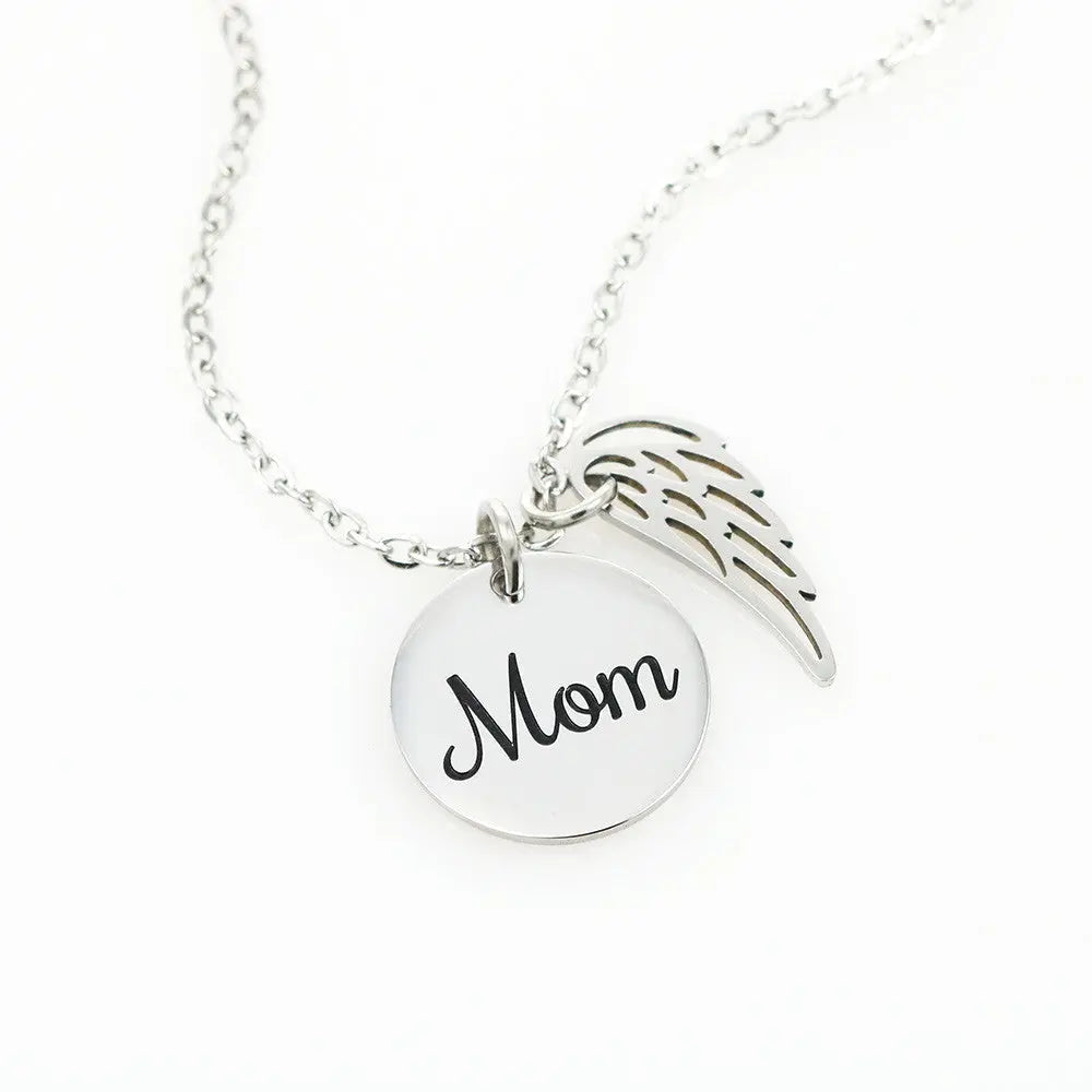 Memorial Mom Necklace - Remembrance Jewelry | Everlasting Memories - Charmed Gift Co