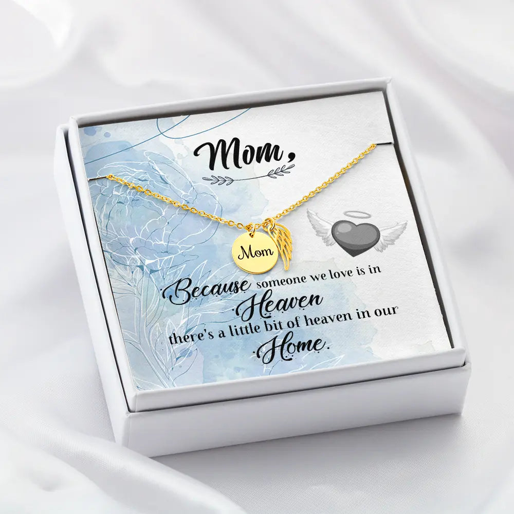 Memorial Mom Necklace - Remembrance Jewelry | Everlasting Memories - Charmed Gift Co