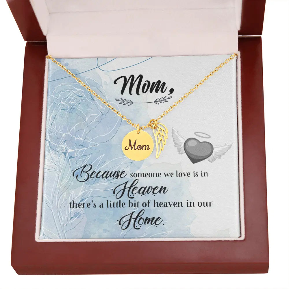 Memorial Mom Necklace - Remembrance Jewelry | Everlasting Memories - Charmed Gift Co