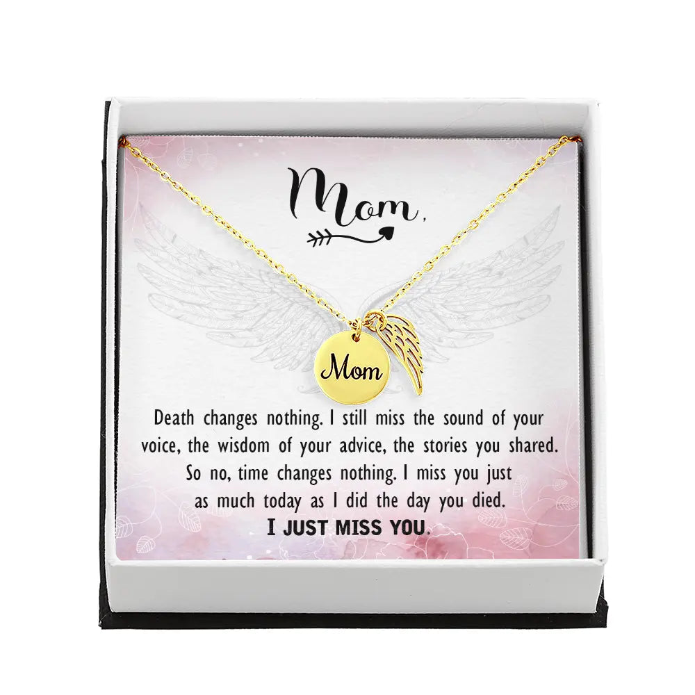 Mom Memorial Necklace - Personalized Jewelry - Heartful Gifts - Charmed Gift Co