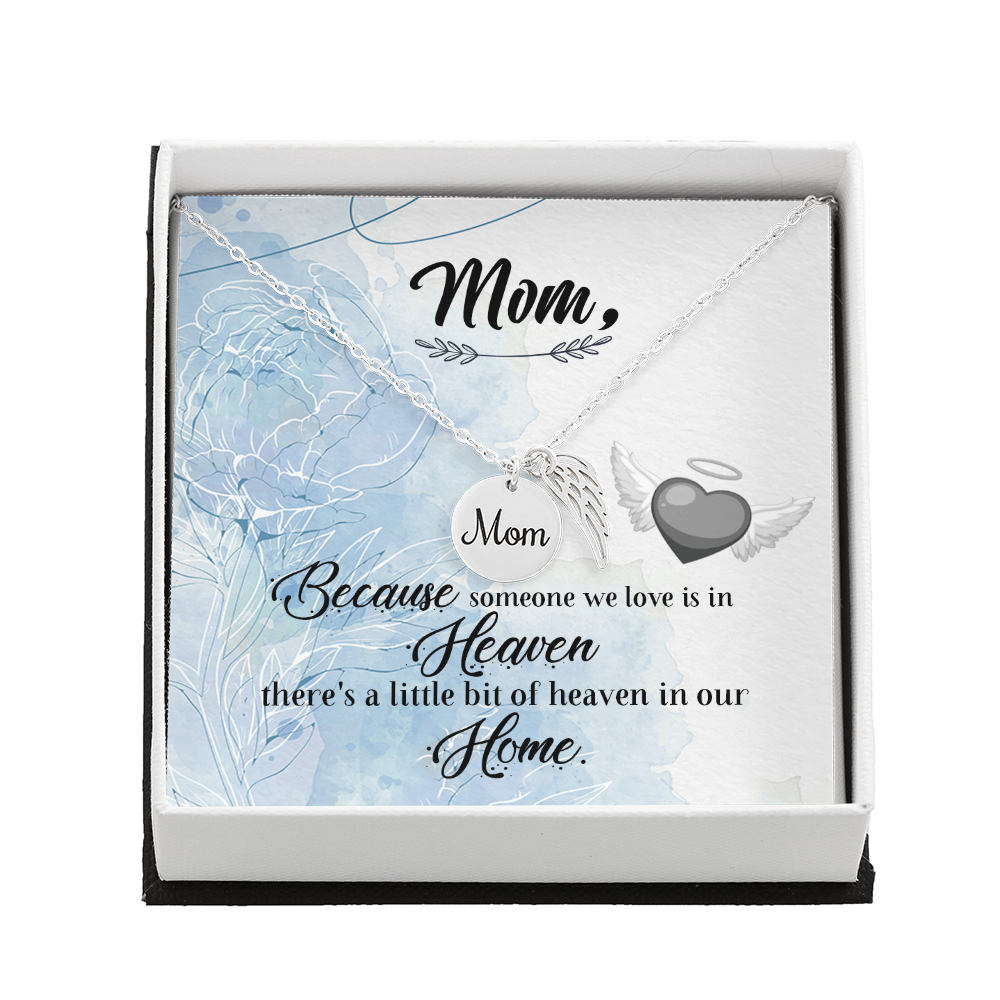 Memorial Mom Necklace - Remembrance Jewelry | Everlasting Memories - Charmed Gift Co