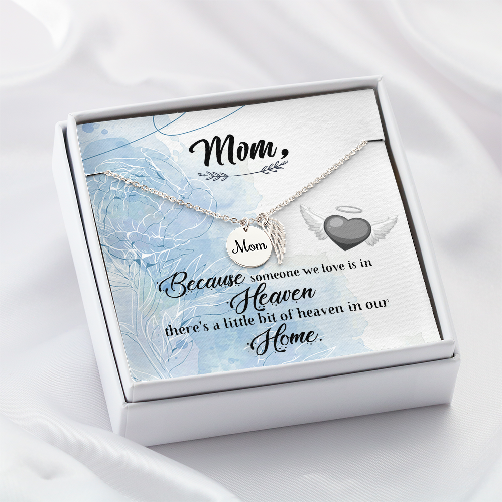 Memorial Mom Necklace - Remembrance Jewelry | Everlasting Memories - Charmed Gift Co