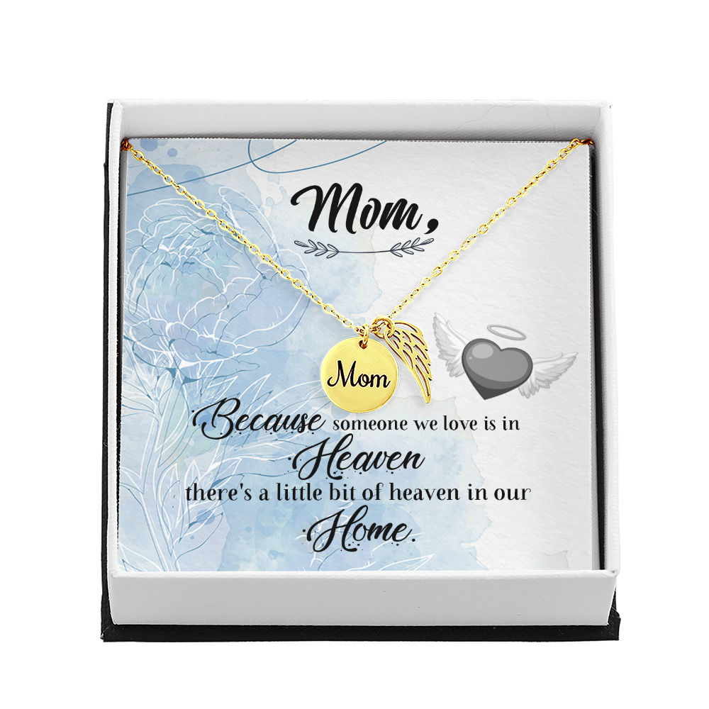 Memorial Mom Necklace - Remembrance Jewelry | Everlasting Memories - Charmed Gift Co