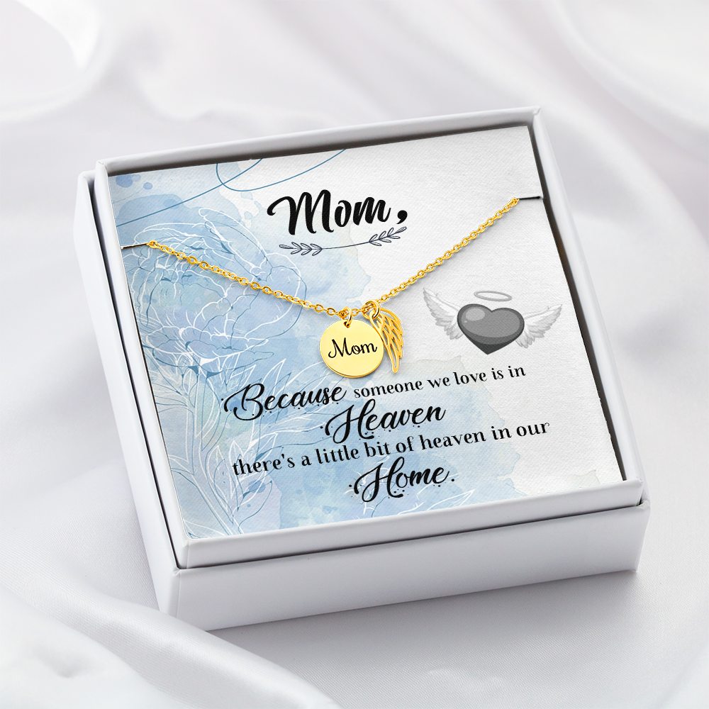 Memorial Mom Necklace - Remembrance Jewelry | Everlasting Memories - Charmed Gift Co