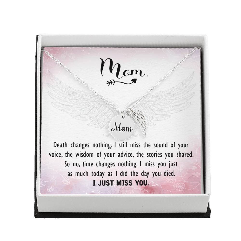 Mom Memorial Necklace - Personalized Jewelry - Heartful Gifts - Charmed Gift Co