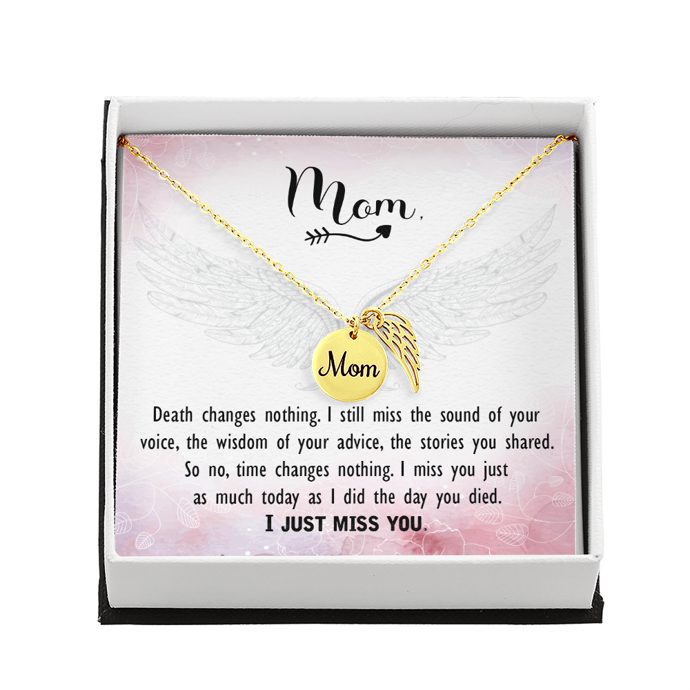 Mom Memorial Necklace - Personalized Jewelry - Heartful Gifts - Charmed Gift Co