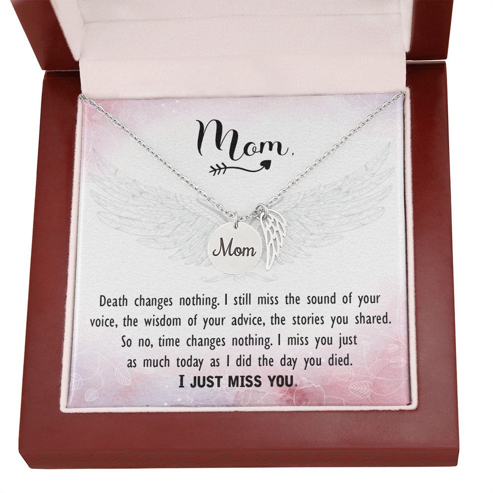 Mom Memorial Necklace - Personalized Jewelry - Heartful Gifts - Charmed Gift Co