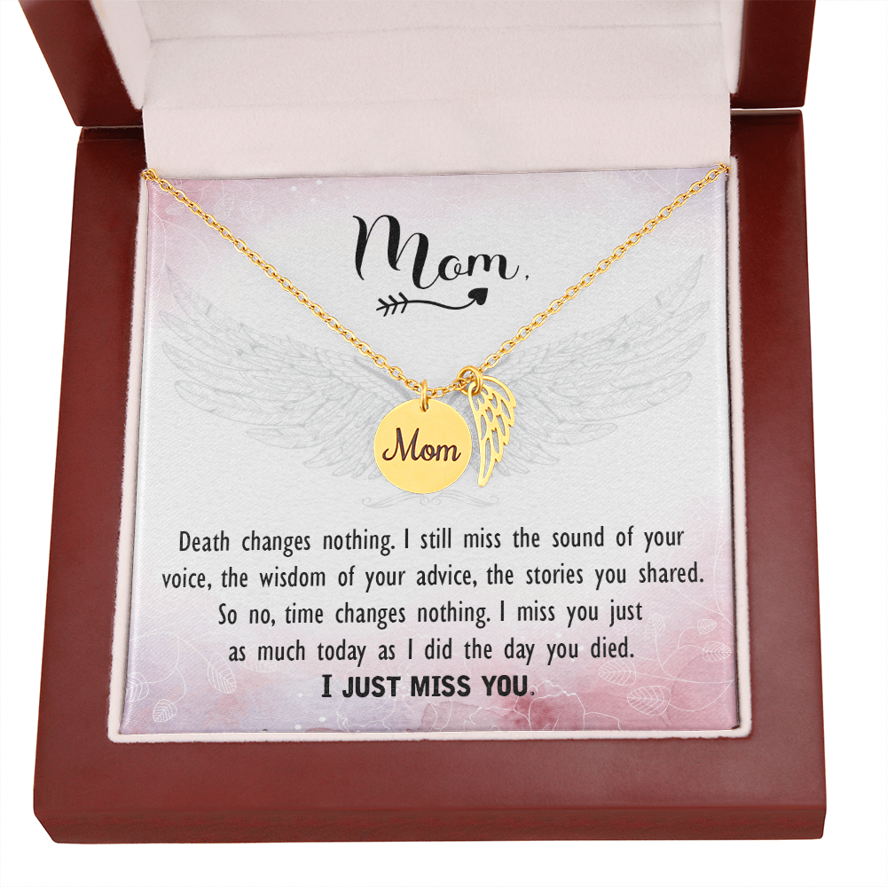 Mom Memorial Necklace - Personalized Jewelry - Heartful Gifts - Charmed Gift Co