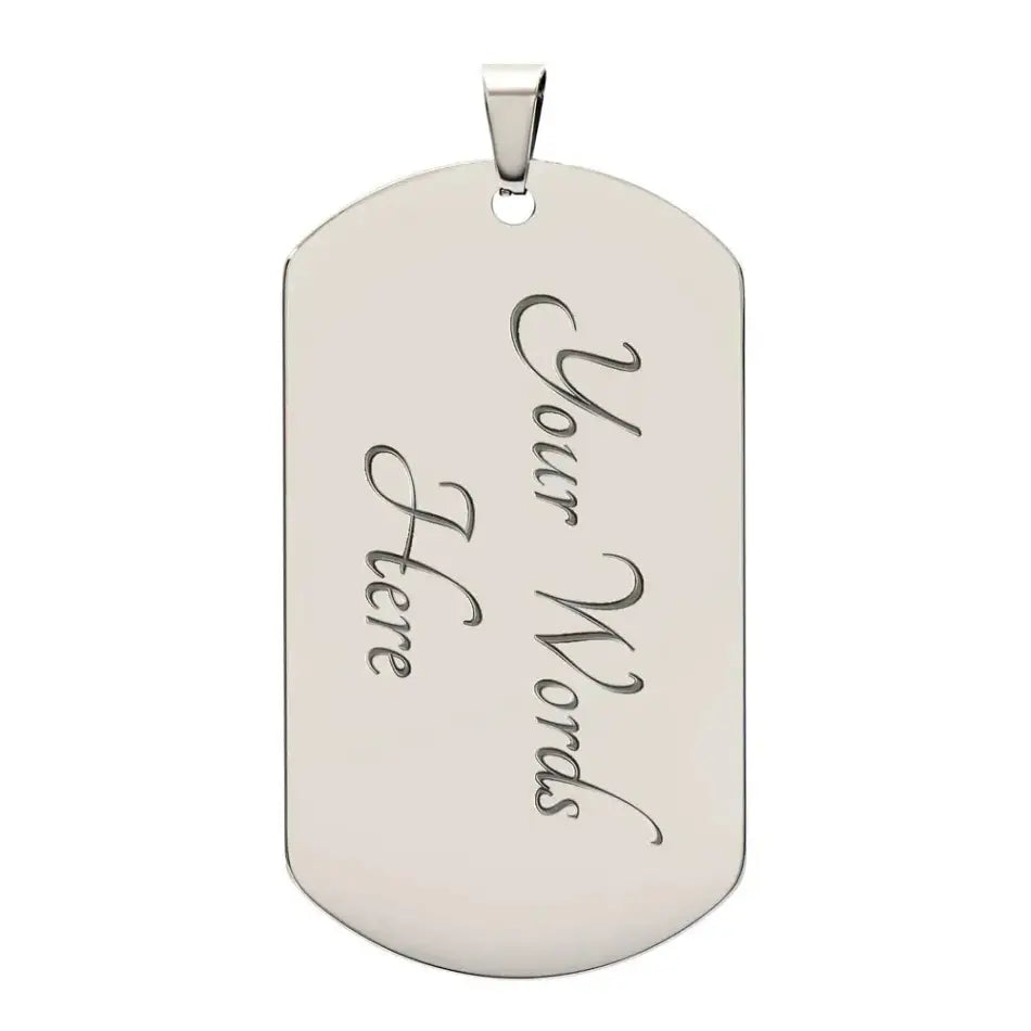 Dad gift Personalized - You Are Our World Dog Tag - Jewelry